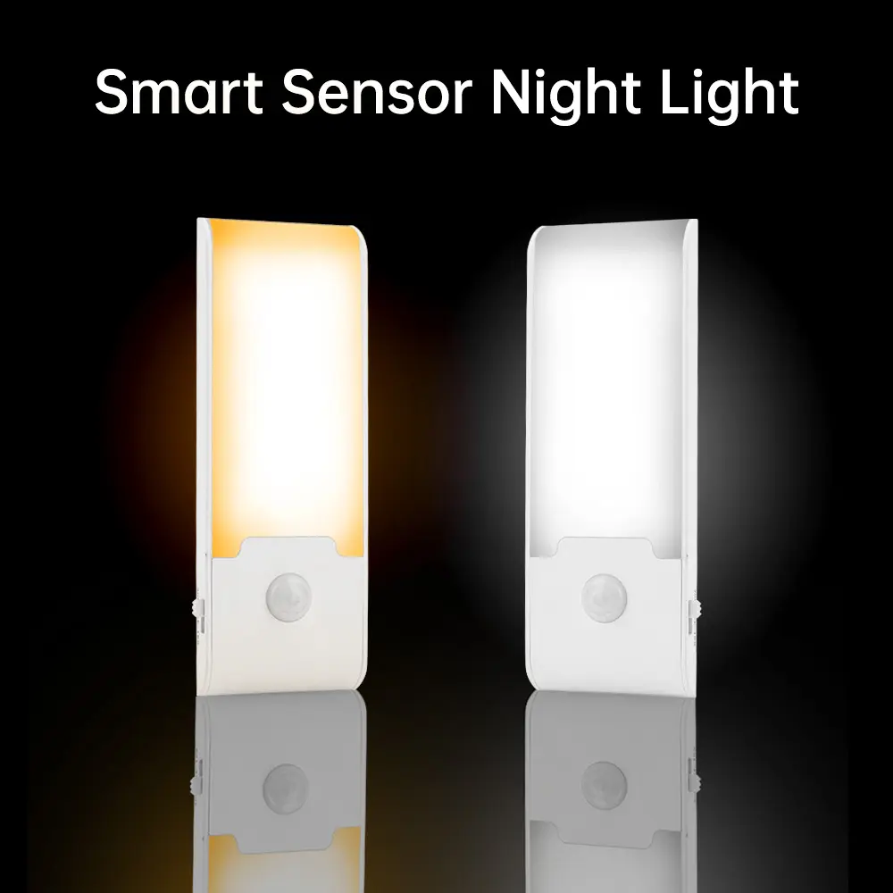 Human Presence Sensor Induction Night Light Human Body Induction Lamp Wireless Magnetic Suction Charging Sensing Light Corridor