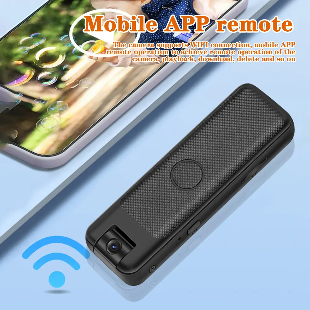 Full HD 1080P WiFi Mini Camera Outing Sport DV Night Vision Camcorder Back Clip Motion Camcorders Cam 180 Rotating Len Recorder