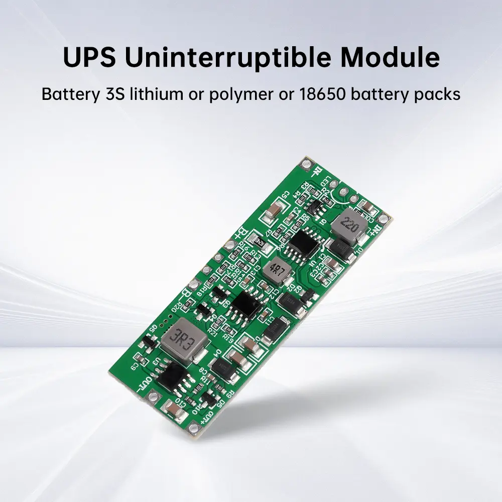 12V 36W DC UPS Module High-power Uninterruptible Power Supply For 3S 18650 Lithium Battery UPS Charge Discharge Protection