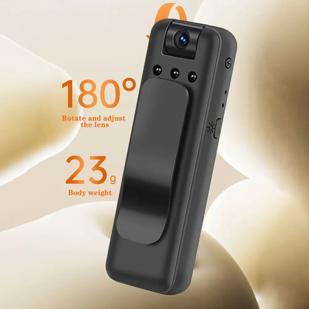 Full HD 1080P WiFi Mini Camera Outing Sport DV Night Vision Camcorder Back Clip Motion Camcorders Cam 180 Rotating Len Recorder