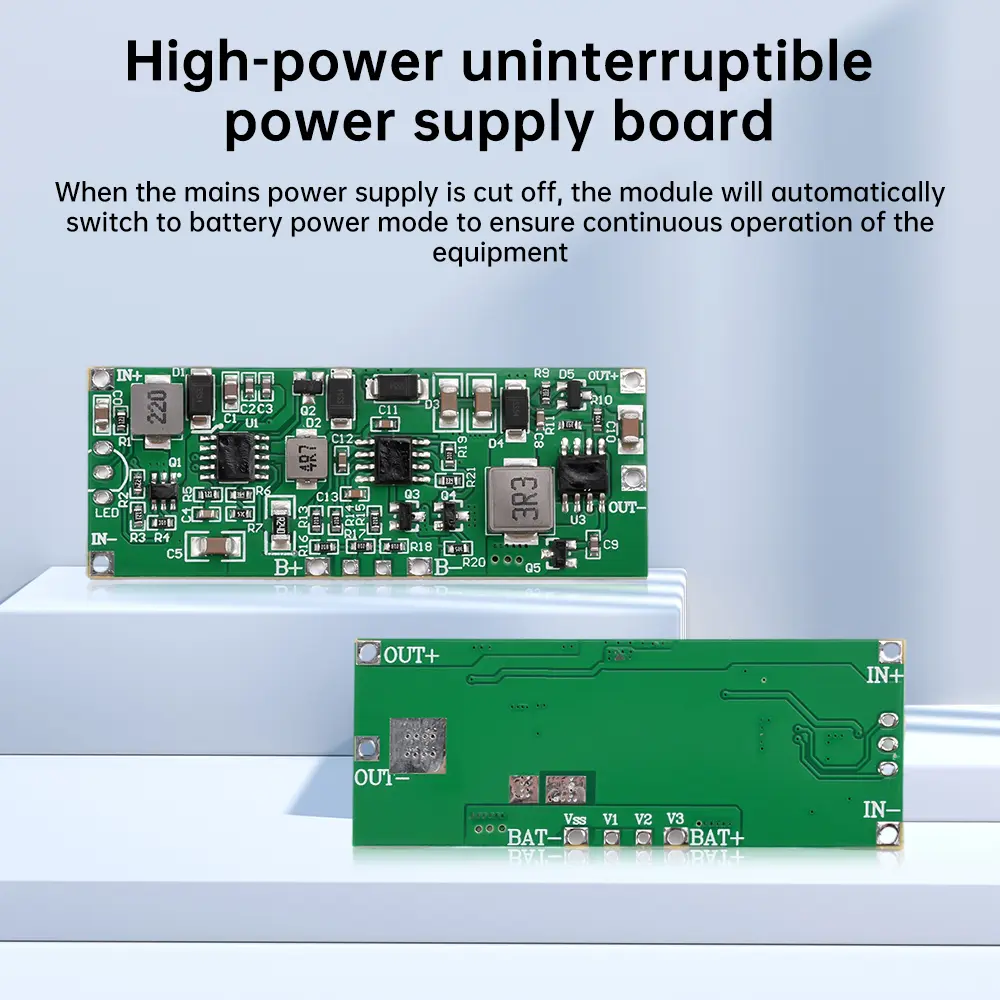12V 36W DC UPS Module High-power Uninterruptible Power Supply For 3S 18650 Lithium Battery UPS Charge Discharge Protection