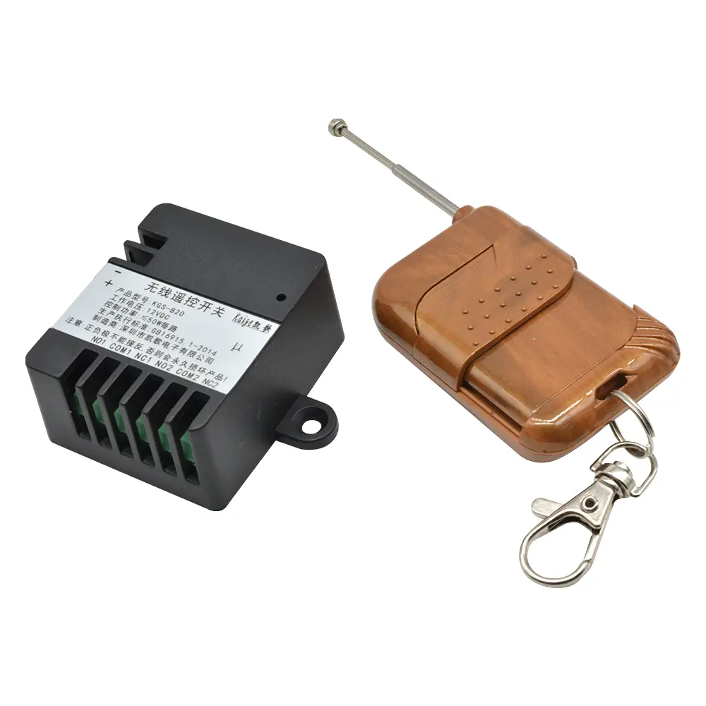 DC 12V Wireless RF Remote Control Switch Transmitter Receiver 2 Channel Relay Switch Module 315MHz 433MHz 2 Way Relays For Gate