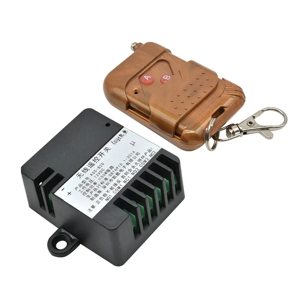 DC 12V Wireless RF Remote Control Switch Transmitter Receiver 2 Channel Relay Switch Module 315MHz 433MHz 2 Way Relays For Gate