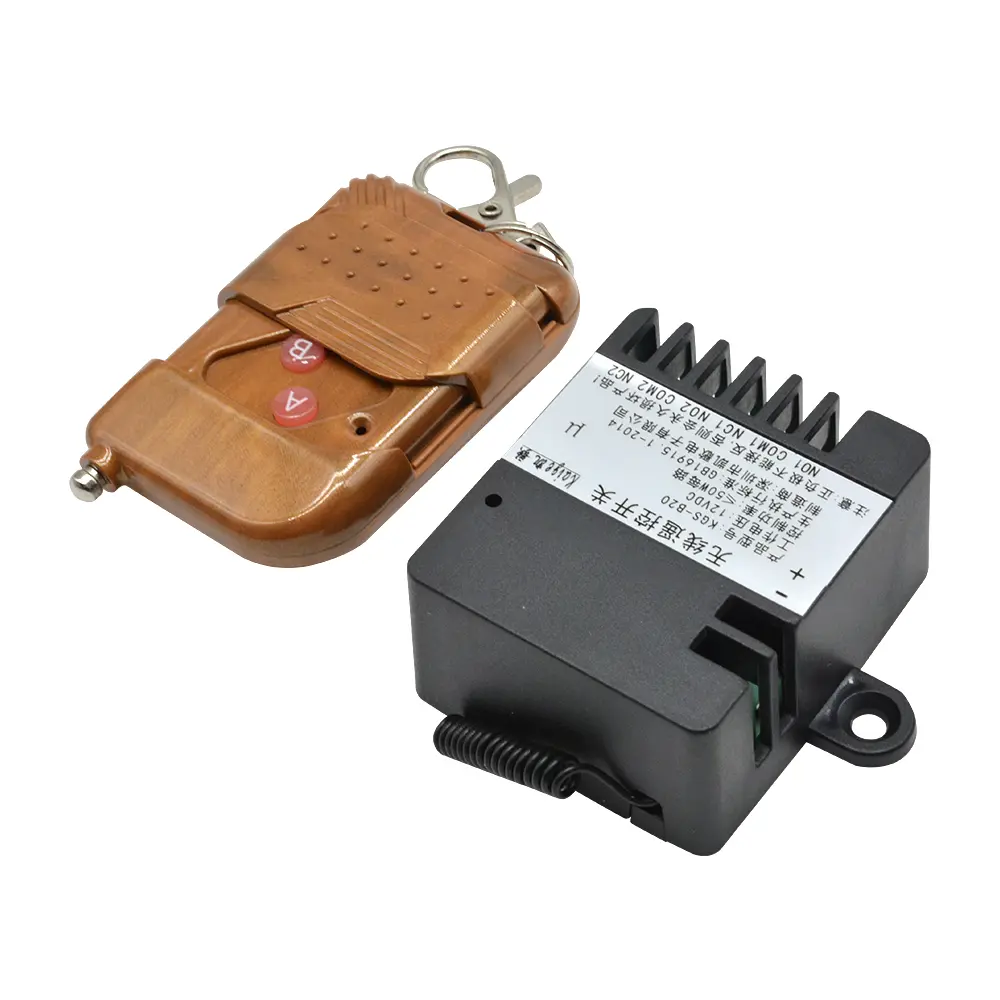 DC 12V Wireless RF Remote Control Switch Transmitter Receiver 2 Channel Relay Switch Module 315MHz 433MHz 2 Way Relays For Gate