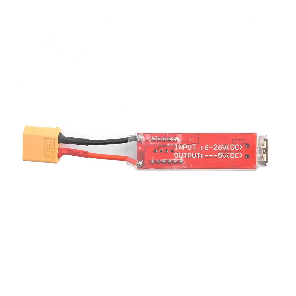 2S-6S Lipo Lithium Battery Charger Converter XT60 / T Plug To USB With Voltage Display Adapter Board For Protect Phone Features