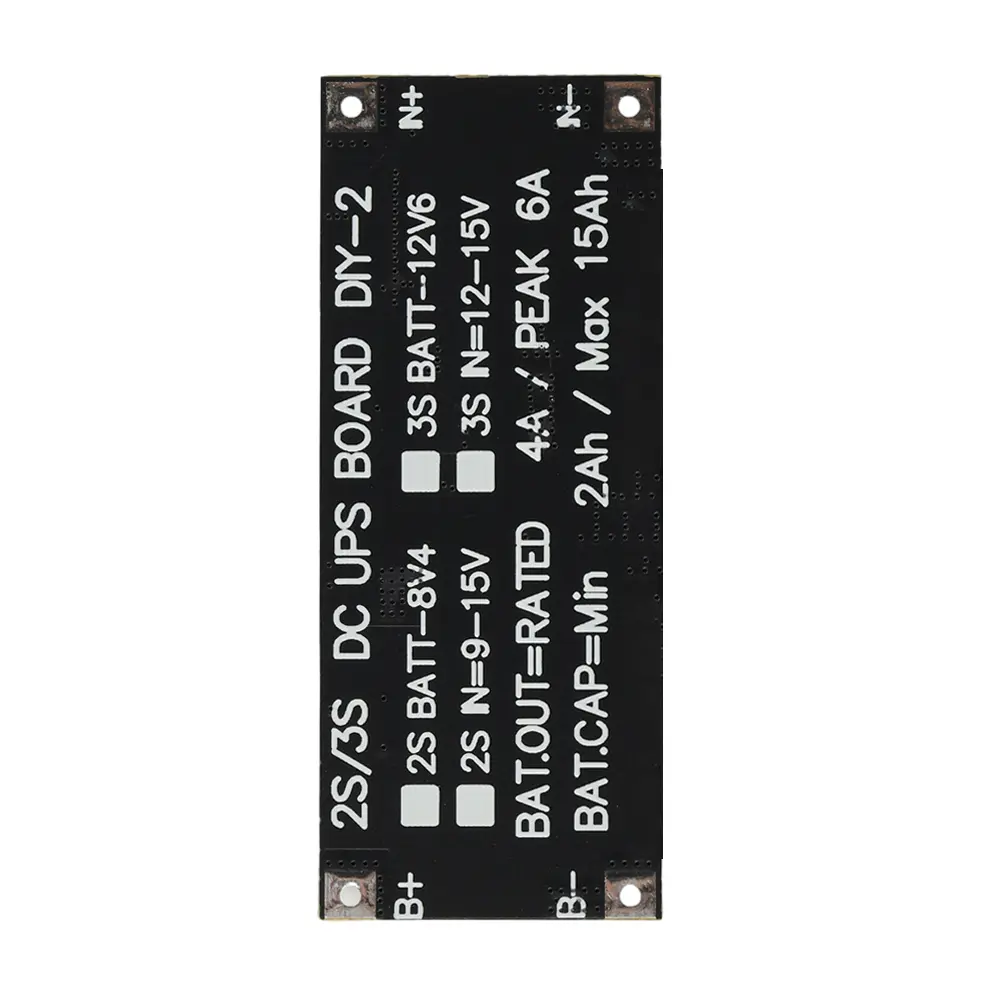 DC 12V/15V 50W 4A UPS Power Supply Module Uninterruptible Power Control Board 2S 3S 2/3S Charging Step Up Protection Module
