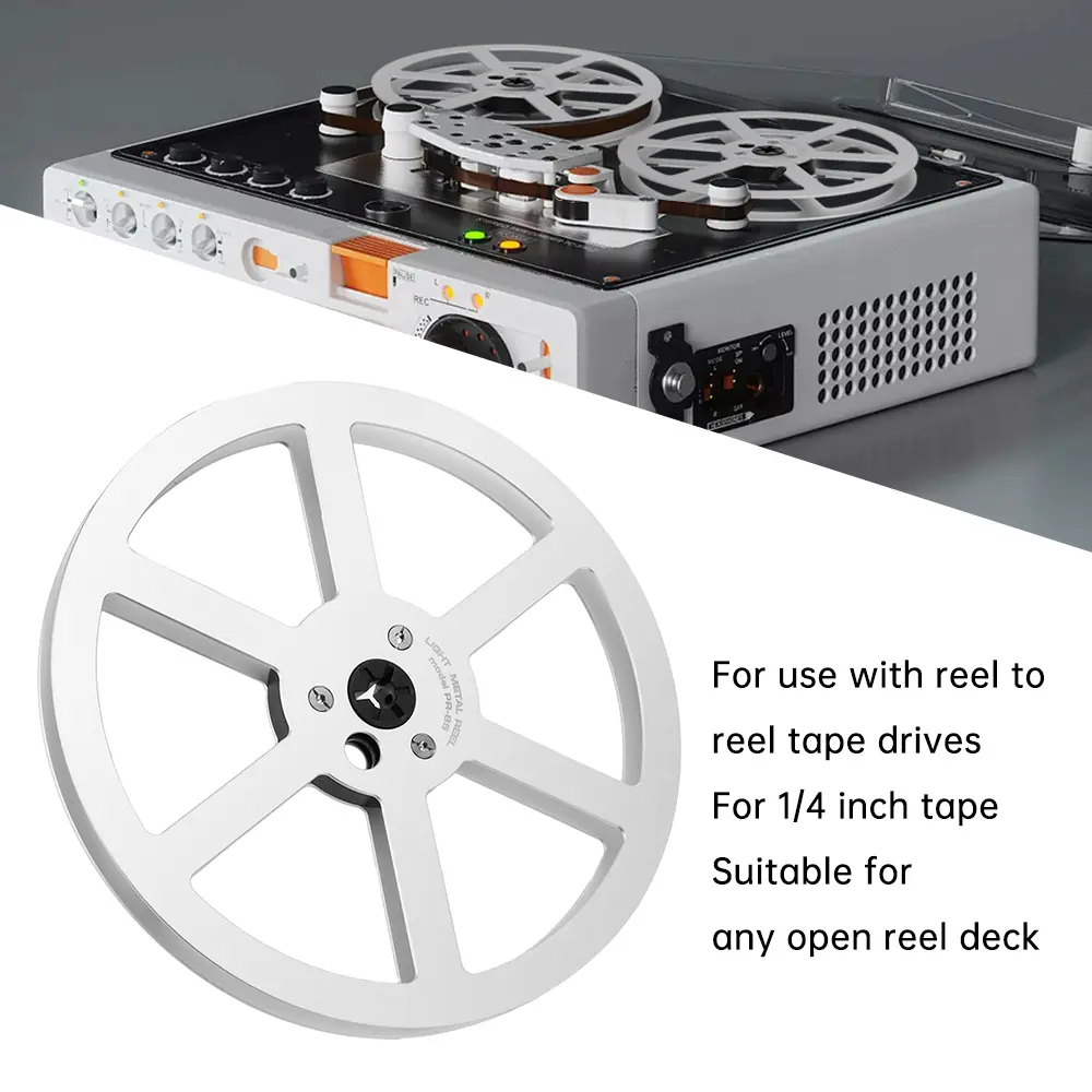 7 Inch Light Metal Aluminum Take Up Reels Opening Machine Parts Reel-To-Reel Recorders Accessory For Pioneer/tuder ReVox/TEAC