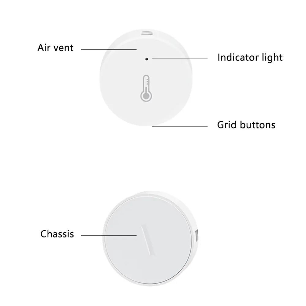 Tuya ZigBee3.0 Temperature And Humidity Sensor Real Time Auto Adjusting Smart Home Smart Life/Tuya Mobile Phone App Control