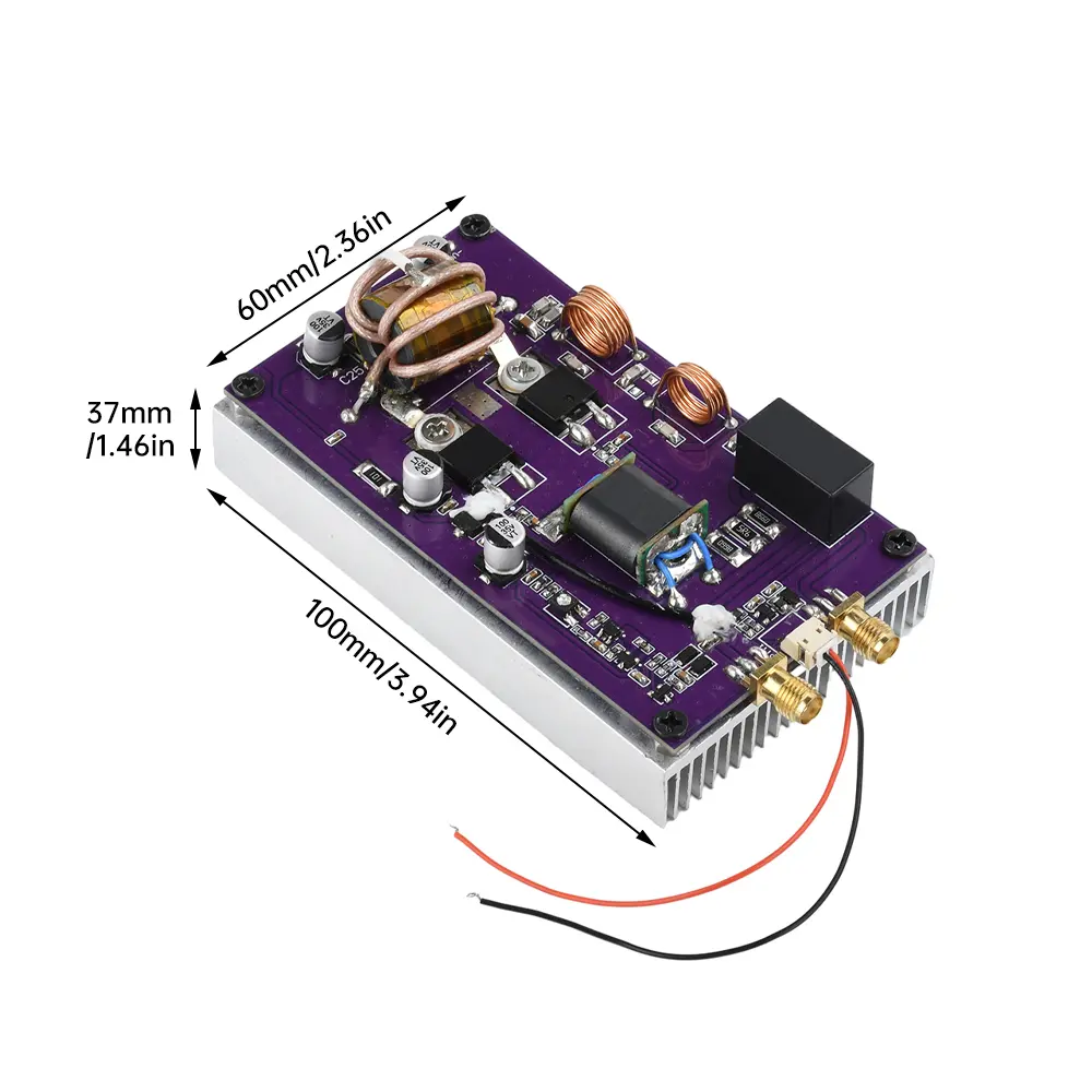 20W Shortwave Power Amplifier Board 2MHz-30MHz Automatic Transceiver With Low Pass Filter AMP Module
