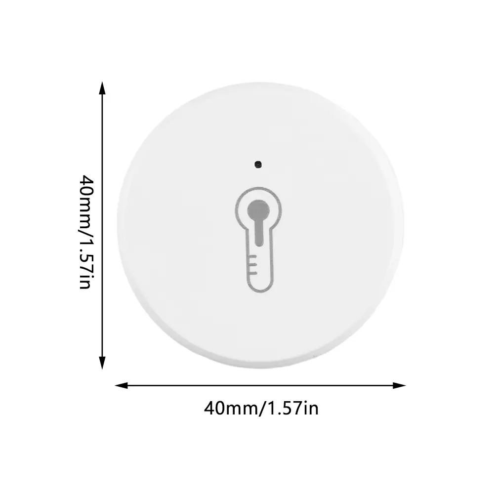 Tuya ZigBee3.0 Temperature And Humidity Sensor Real Time Auto Adjusting Smart Home Smart Life/Tuya Mobile Phone App Control