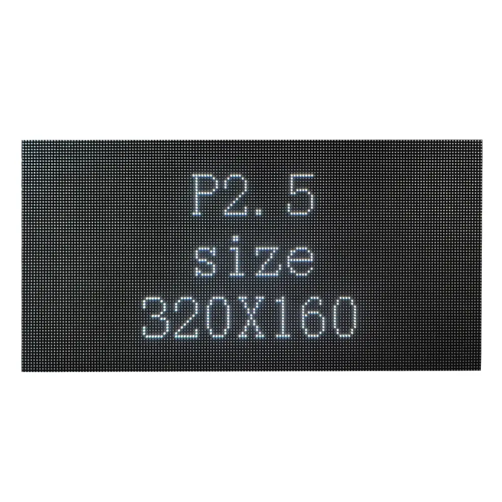 P2.5 Indoor Full Color LED Display Module 128x64 Pixels 320mm*160mm SMD2121 32Scan RGB P2.5 LED Panel Free Shipping