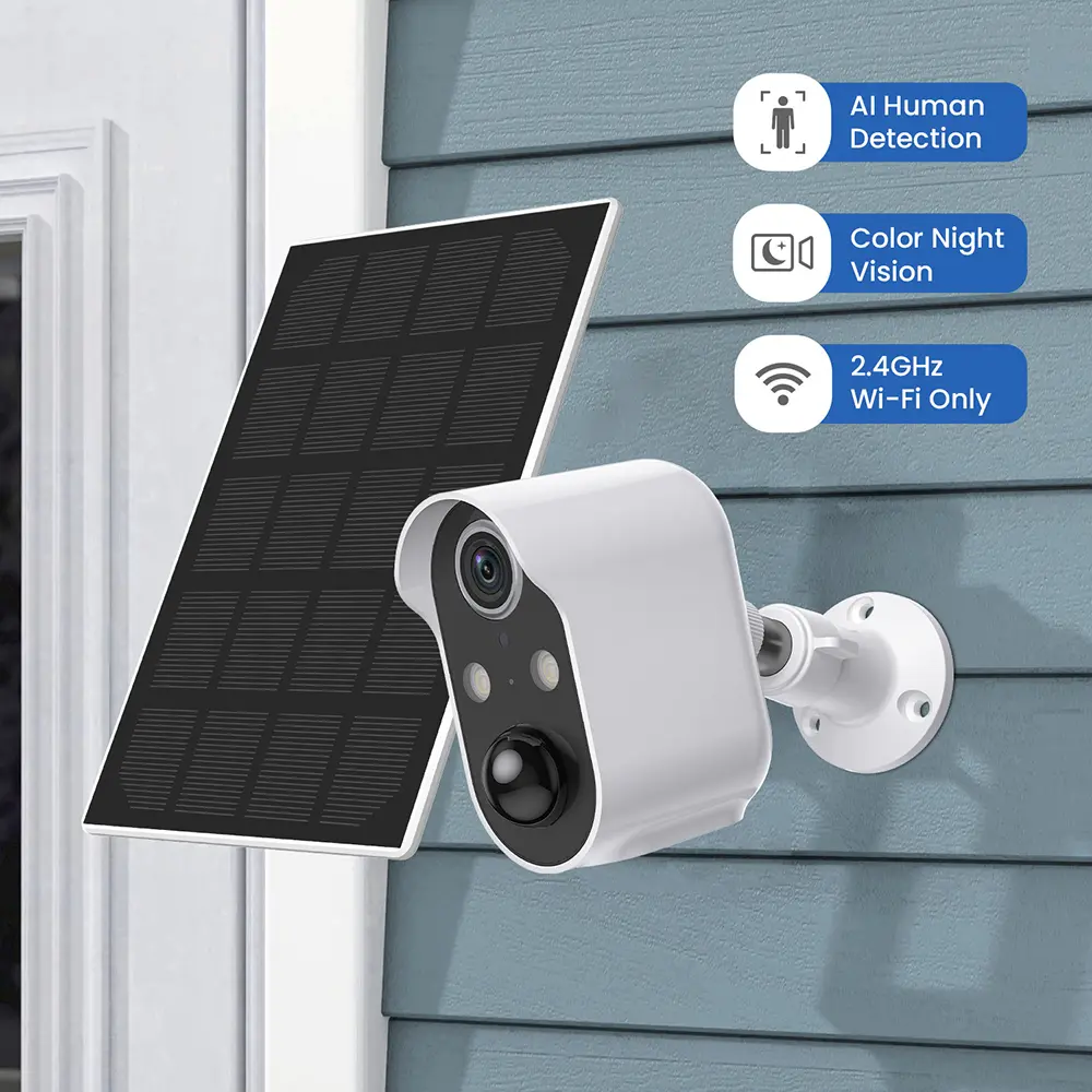 5MP HD 4G WiFi Mini Camera 5000mAh Rechargeable Battery Solar Outdoor 1080P Surveillance Security Camera PIR Motion Alarm Cam