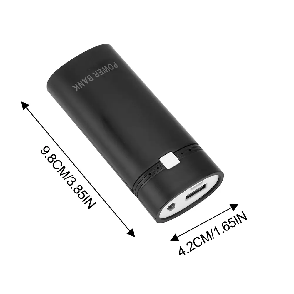 2*18650 Battery Case Power Bank Shell Without Battery Type-C Mobile Power Supply Battery Storage Box Batteries Housing Holder