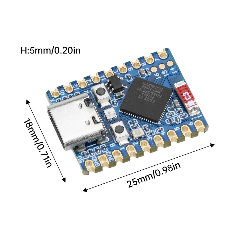 ESP32-S3 ESP32-S3-FH4R2 Mini Development Board WiFi Bluetooth Module ESP32 S3 ESP USB Type-C Dual Core Processor