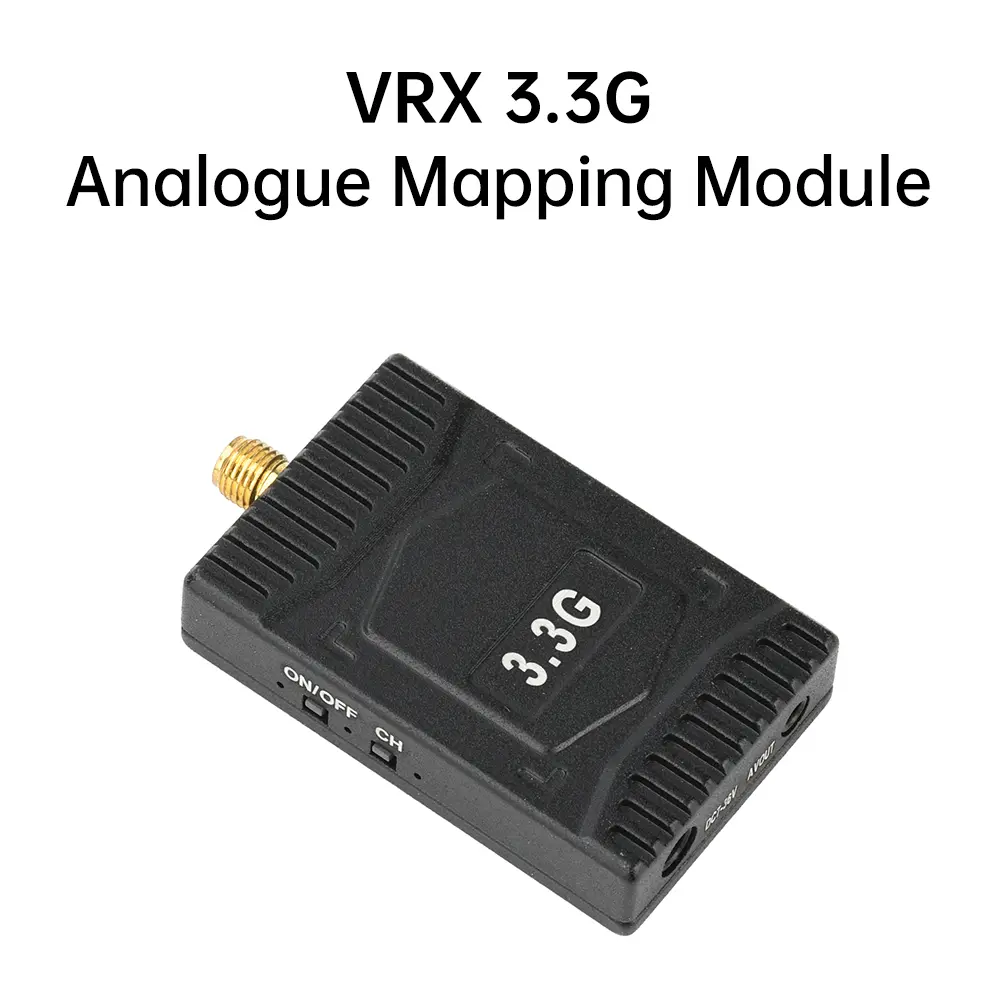 3.3GHz 4W 6W VTX/VRX Analog Image Transmission Module Wireless Audio Video Transmitter Receiver 16CH For FPV Racing Drone