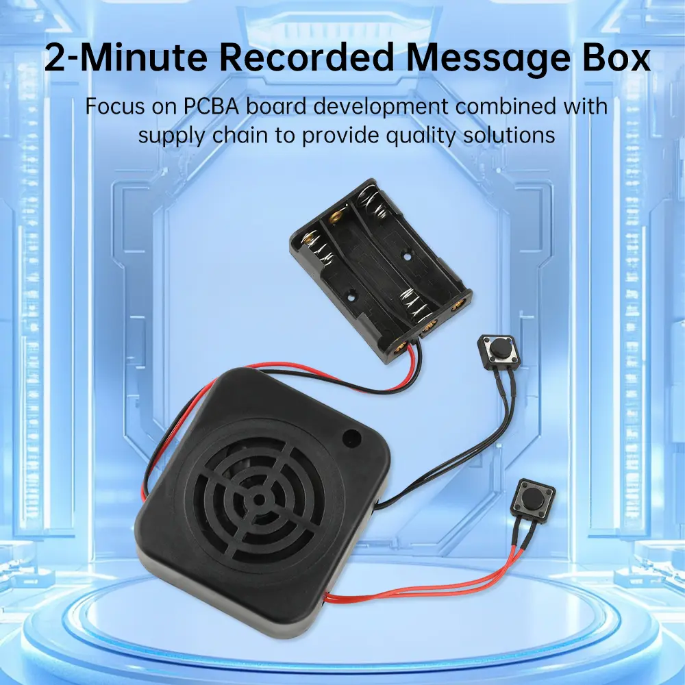DIY Voice Recording Module Voice Message Box Clear Sound For Stuffed Animals/Gift/Audio Recording Box 2/4 Minute Recorder
