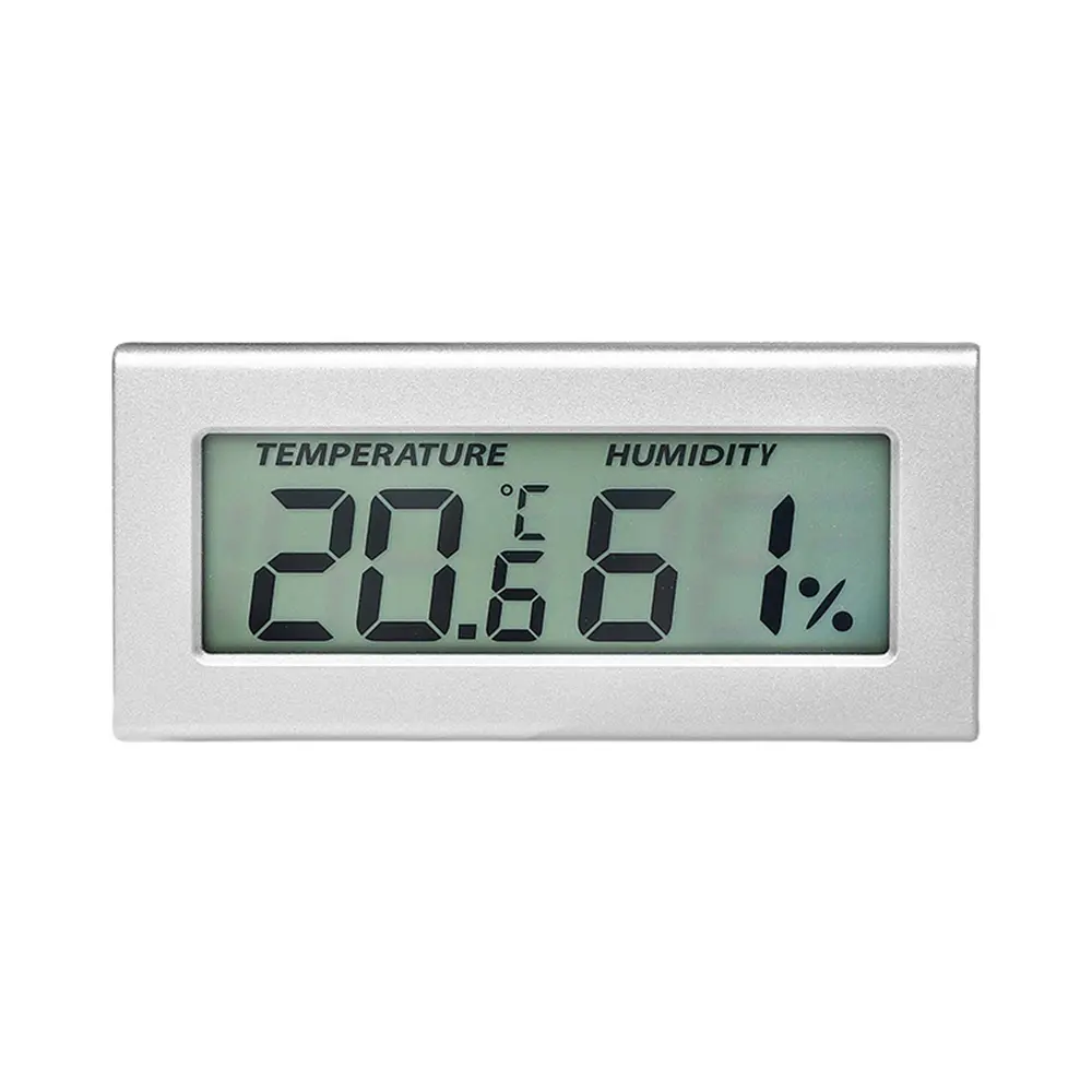 Mini Digital Thermometer Hygrometer Indoor LCD Embedded Temperature And Humidity Meter Temperature Sensor Humidity Meter Gauge