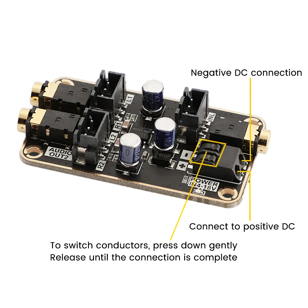 Audio Isolation Noise Reduction Module Sound SP Common Ground Amplifier Board Car Audio DS Power Amplifier Noise Cancellation