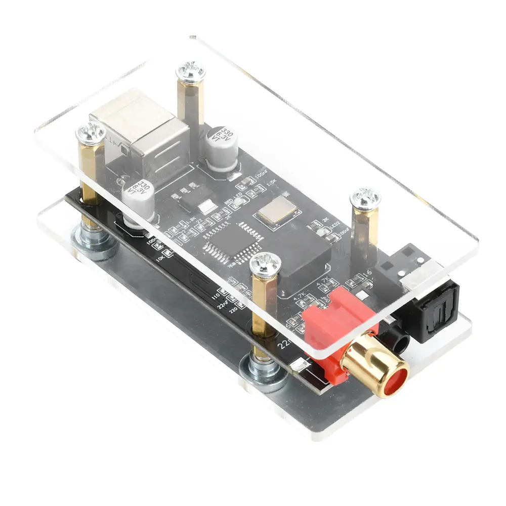 Digital Sound Card SPDIF to Fiber Coaxial Original Code Conversion Output Audio Decoder USB DC 5V