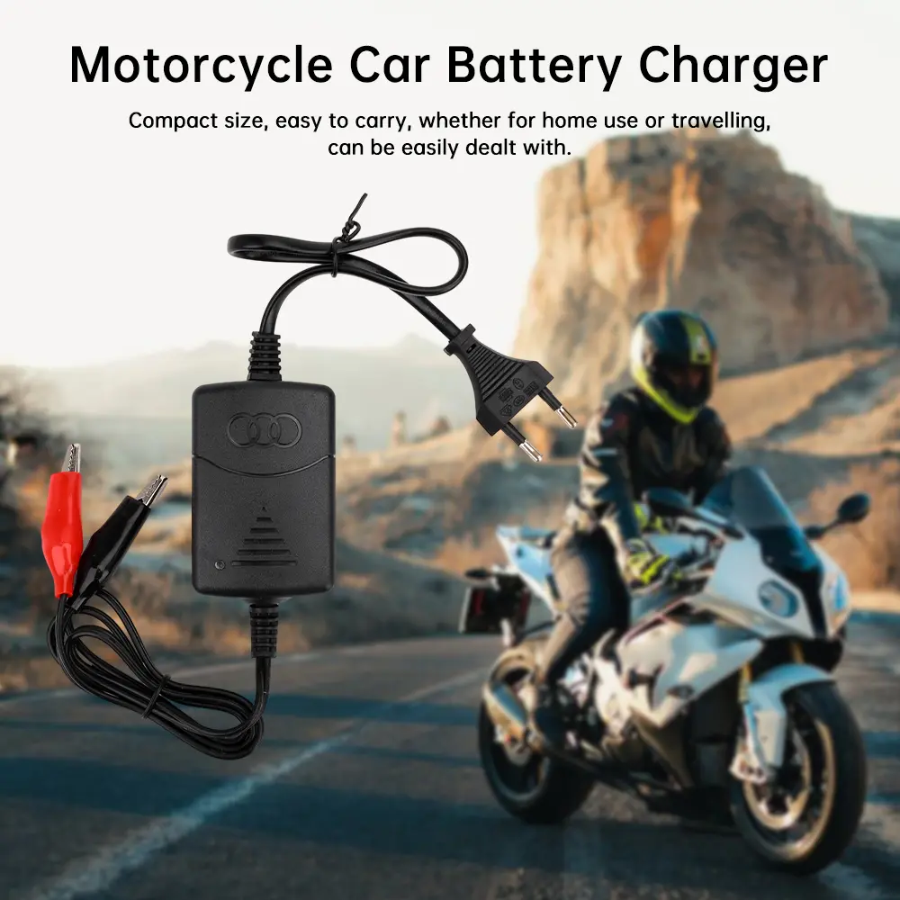 12V Car Battery Charger Lead-acid Battery Charger For Electric Vehicle Car Truck Motorcycle Eu Us Plug AC100-240V 50/60Hz