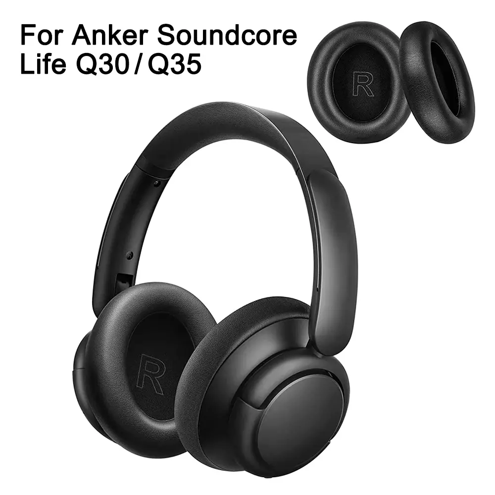 Replacement Earpads Cushions For Anker Q10 Q20 Q30 Q35 Original Buckle Earmuffs Memory Foam Ear Pads Repair Parts Headphone