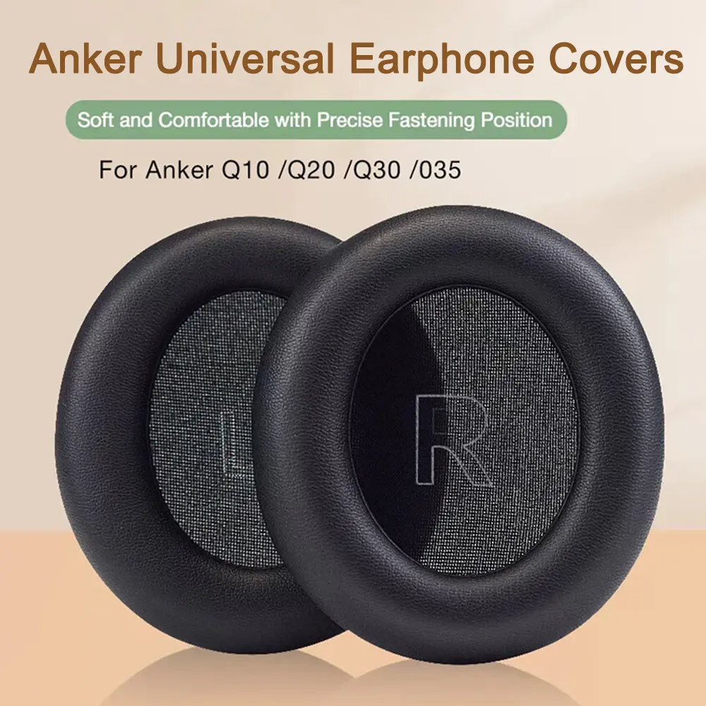 Replacement Earpads Cushions For Anker Q10 Q20 Q30 Q35 Original Buckle Earmuffs Memory Foam Ear Pads Repair Parts Headphone
