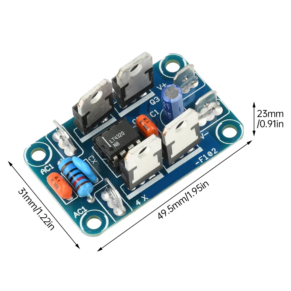 Ideal Diode Rectifier Bridge Module For LT4320 Class A Power Amplifier JLH1969 Single Ended Tube Upgrade AC 7-40V