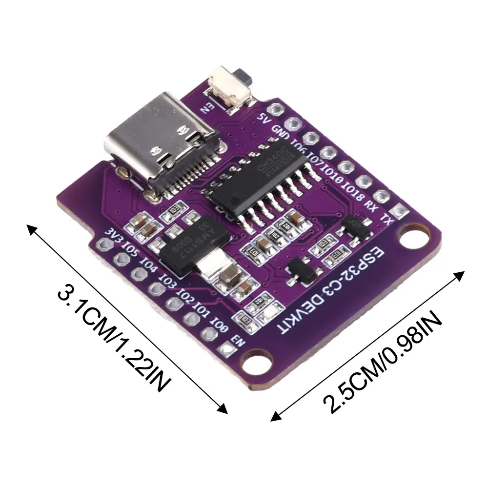 ESP32 C3 Mini ESP32-C3FN4 Development Board WiFi Bluetooth Module ESP32-C3-MINI-1 4MB Flash For Arduino ESP32-C3
