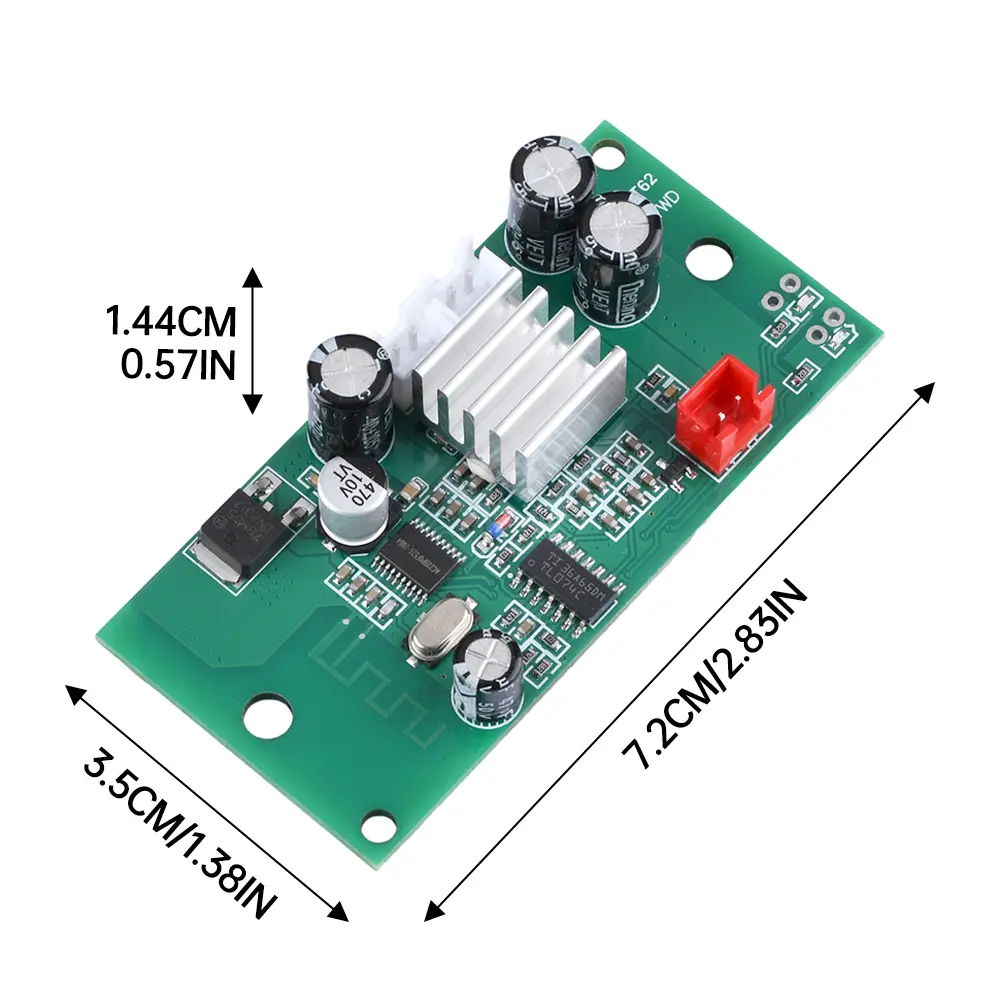 50W+50W Sound Power Amplifier Board TWS Bluetooth 5.0 DC 8-24V Wireless Stereo Audio Amplifier Amp Module For Speaker Subwoofer