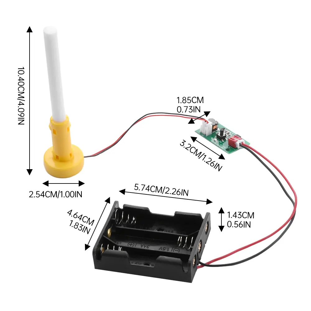 DC 4.5V Single Spray Humidification Module Ultrasonic Atomization Control Board Atomizer Sprayer Humidity Sensor