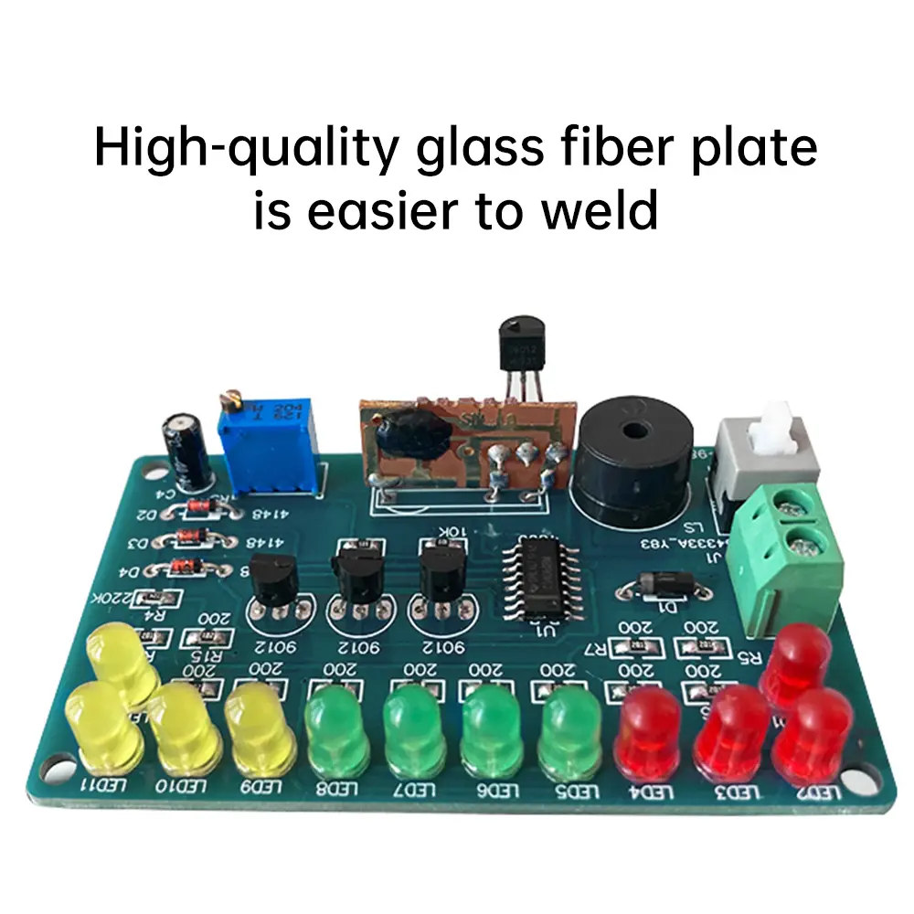 DIY CD4060 SMD Music Lantern Circuit Welding Kit LED Color Light Circuit Soldering Dream Light Module DC 4.5-5V Experiment Learn