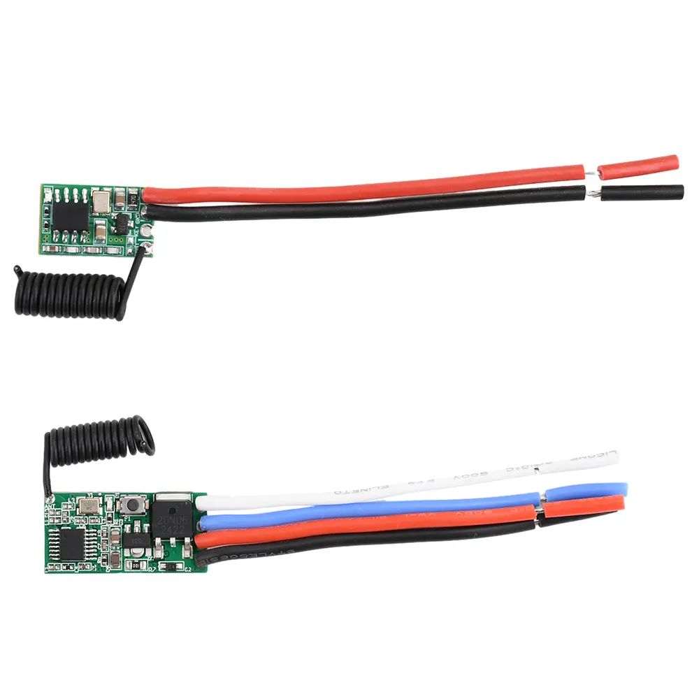 433MHZ Universal RF Module Wireless Transmitting Receiving Module DC 3.6V-24V Remote Control Switch Relay Receiver Transmitter