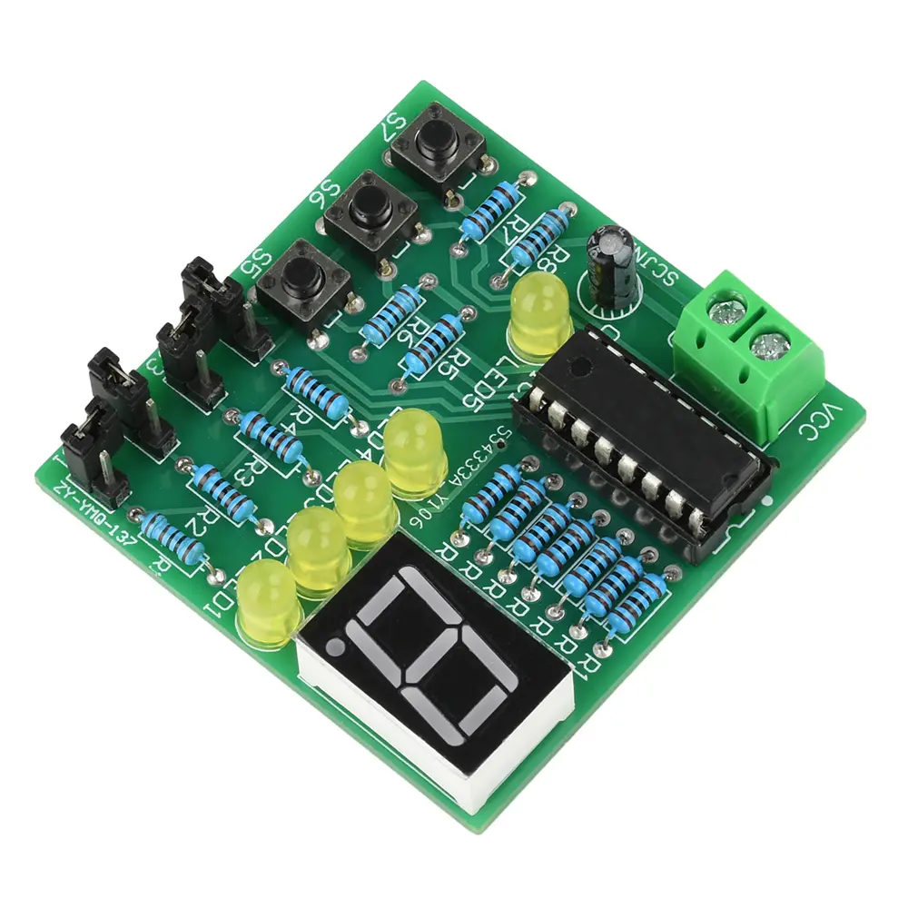 DIY Decoder Decoding Display Electronic Manufacturing Set Training and Teaching Kit DIY Welding Matching Skills Simulation