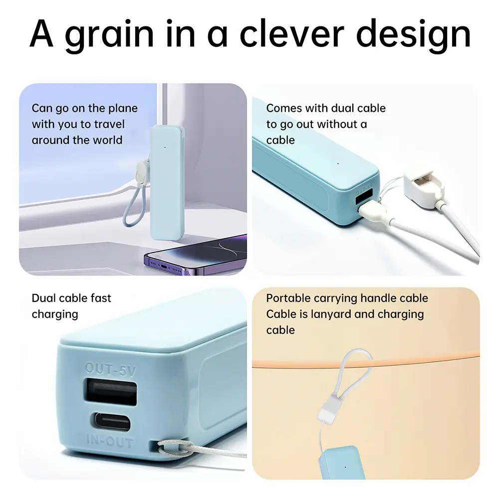 1*21700 Mobile Power Bank Case DIY Kit Battery Storage Box Cell Holder Type-C Portable Battery Housing Without Battery