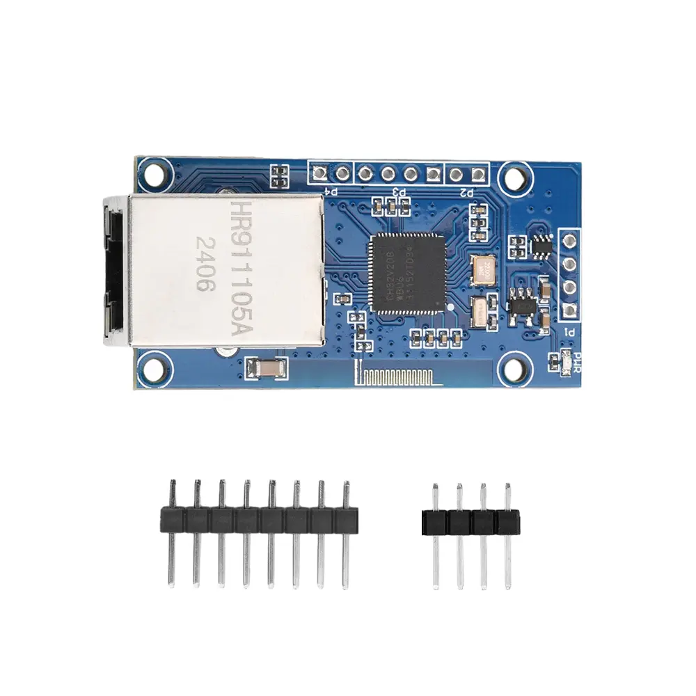 CH32V208 Serial Port to Ethernet Module TTL Network Transparent Transmission Development Board RJ45 Network Port Low Power