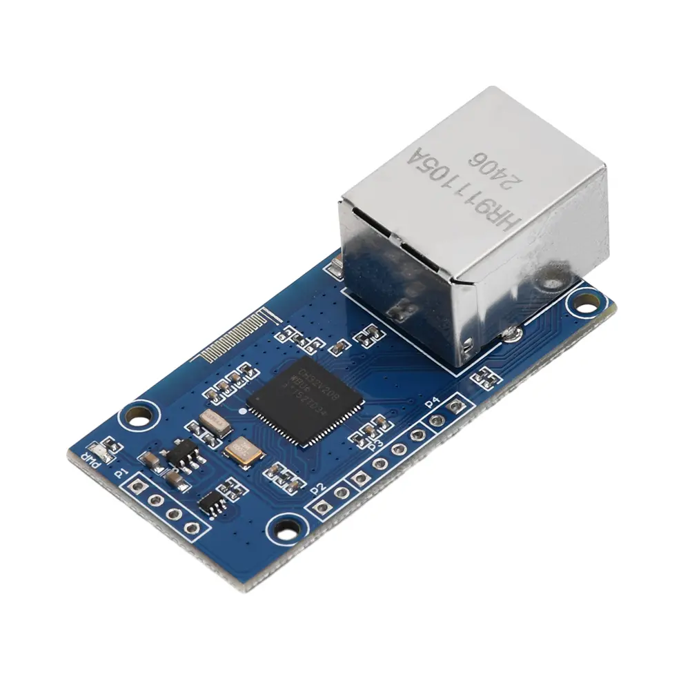 CH32V208 Serial Port to Ethernet Module TTL Network Transparent Transmission Development Board RJ45 Network Port Low Power