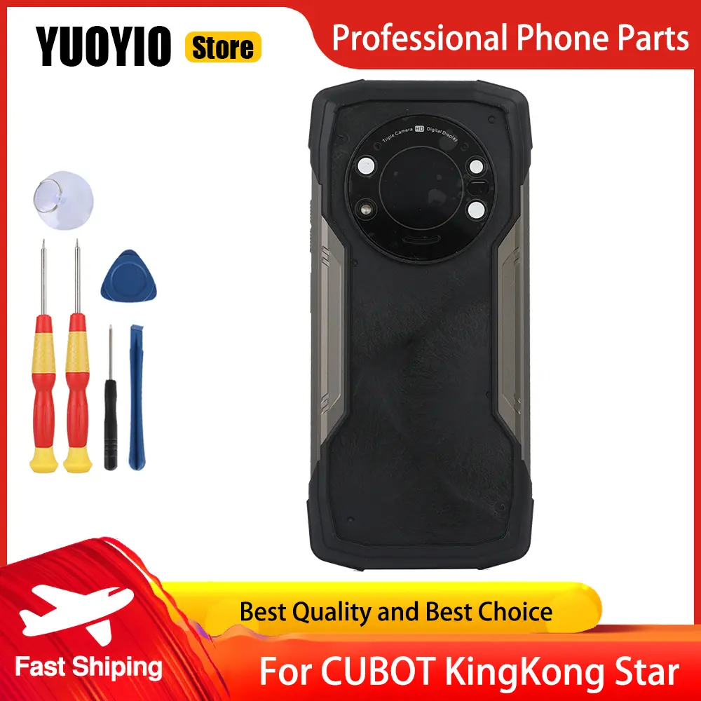 YUOYIO 100% New Protective Battery Case Back Cover For CUBOT KingKong Star KingKong 9 Cellphone Battery Cover Back Housing