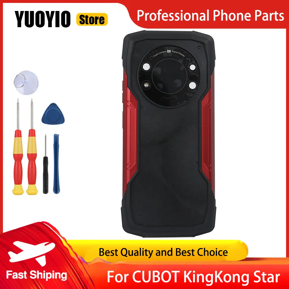 YUOYIO 100% New Protective Battery Case Back Cover For CUBOT KingKong Star KingKong 9 Cellphone Battery Cover Back Housing