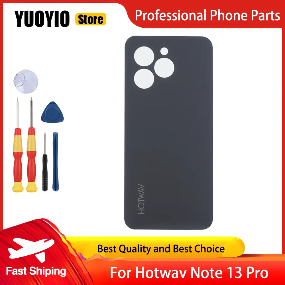 YUOYIO 100% New Protective Battery Case Back Cover For Hotwav Note 13 Pro Cellphone Battery cover plate