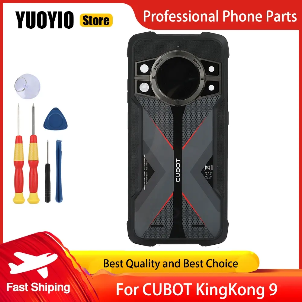 YUOYIO 100% New Protective Battery Case Back Cover For CUBOT KingKong Star KingKong 9 Cellphone Battery Cover Back Housing