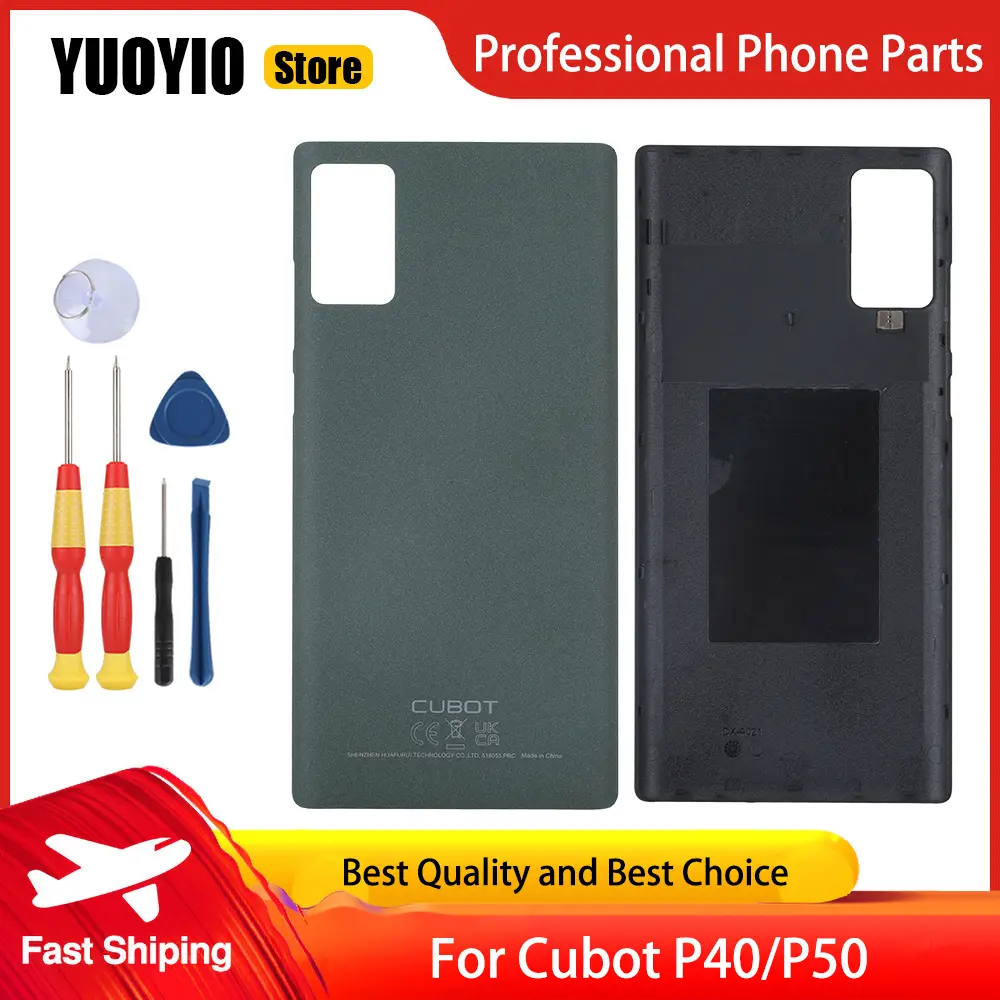 Battery Case Protective Battery Case Back Cover For Cubot P40 Cubot P50 Smart Phone 3M Adhesive Replacement Parts
