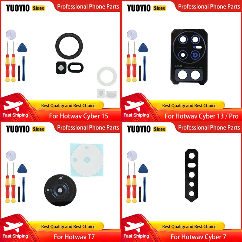 Camera Lens Glass For Hotwav Cyber 15 Cyber 13 Pro T7 Cyber 7 Cyber 9 Pro Note 15 Pro R8 R9 Pro Note 13 Max Lens protection