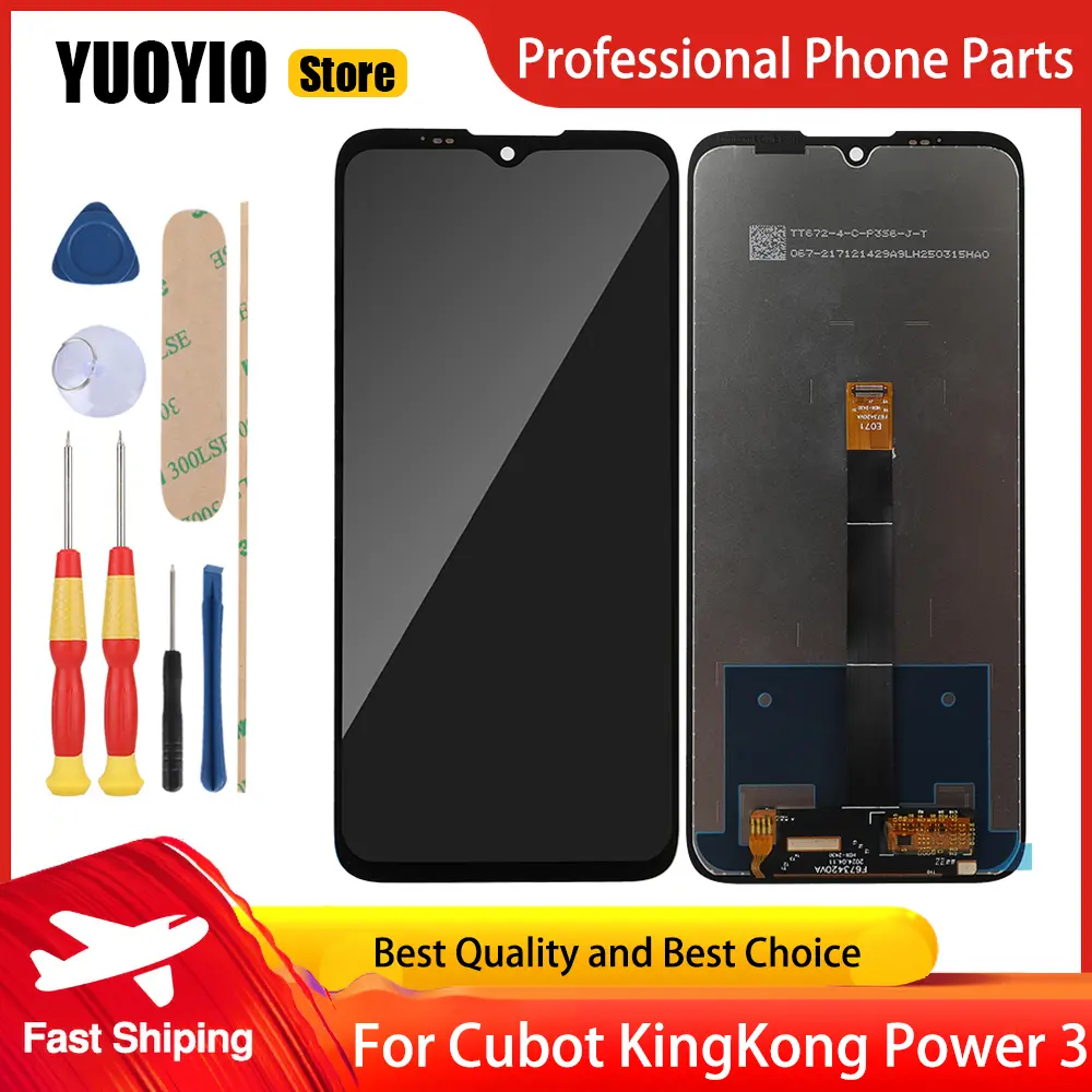 Original LCD Display For Cubot KingKong Power 3 Touch Screen Digitizer Assembly Replacement Free Dismantling Tools