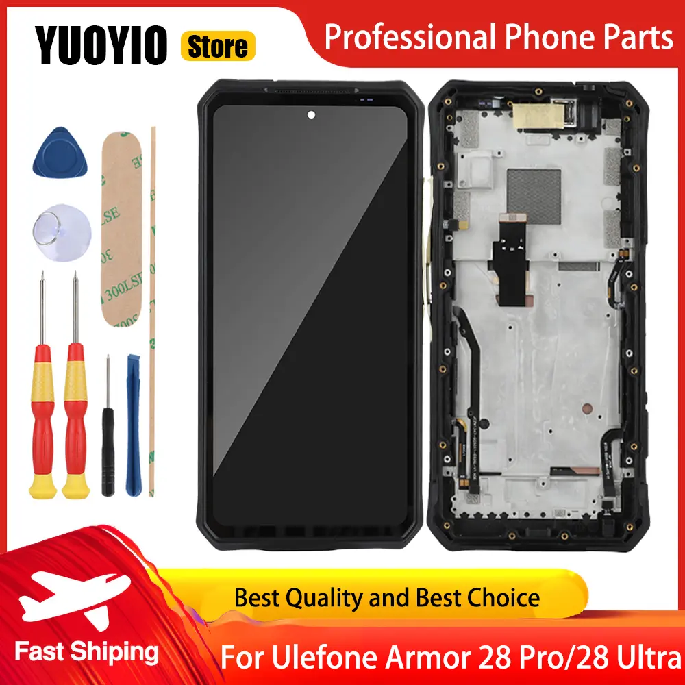 New original Touch Screen For Ulefone Armor Mini 20T Pro Armor 28 Pro Armor 28 Ultra Thermal LCD Display With Frame Replacement