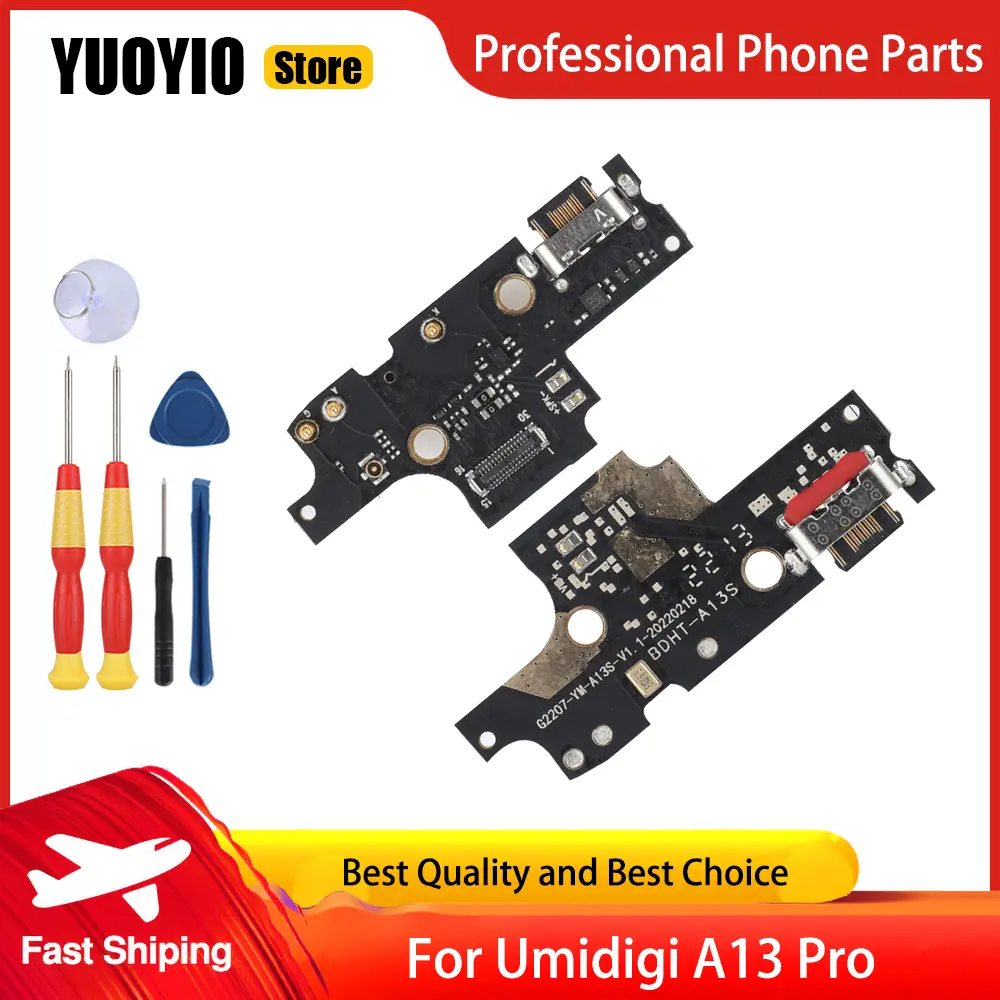 New Original For Umidigi Bison S5 Pro A3 Pro A7 Pro A11 Tab A13 Tab A9 Pro A15T A13 Pro USB Charging Port Board Parts Free Tools