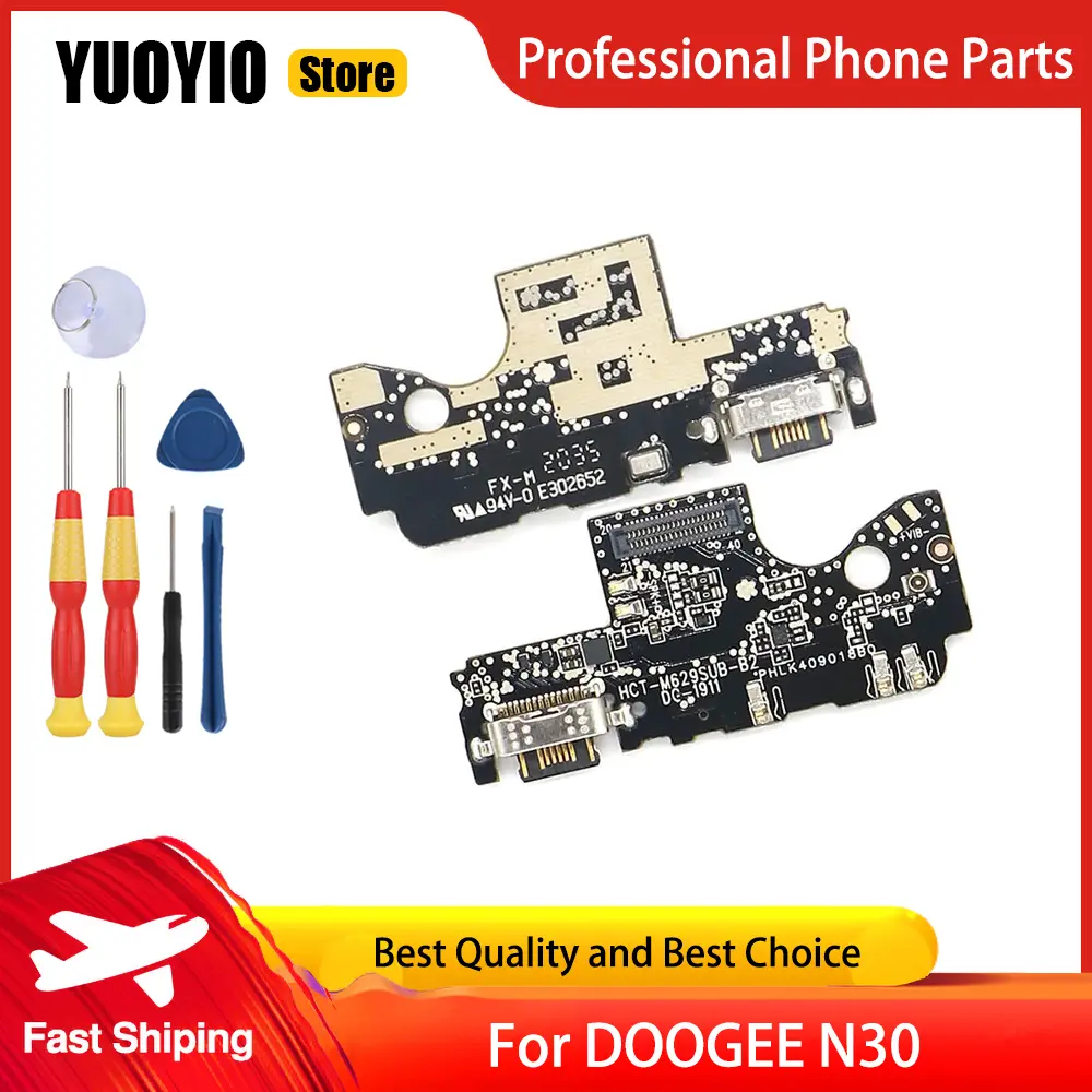 Charging Board For DOOGEE N30 S88 Pro V30 Pro R10 S Punk S35 Pro USB Port Board Micphone Repair Accessories PartsFree Tool