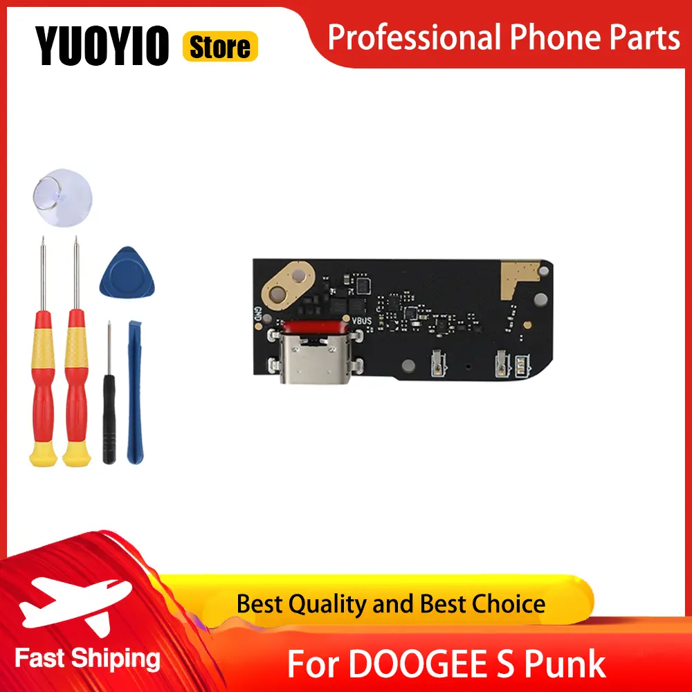 Charging Board For DOOGEE N30 S88 Pro V30 Pro R10 S Punk S35 Pro USB Port Board Micphone Repair Accessories PartsFree Tool