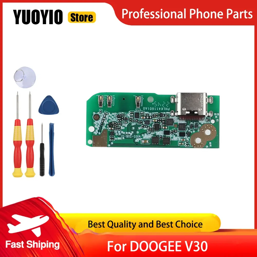 Charging Board For DOOGEE N30 S88 Pro V30 Pro R10 S Punk S35 Pro USB Port Board Micphone Repair Accessories PartsFree Tool