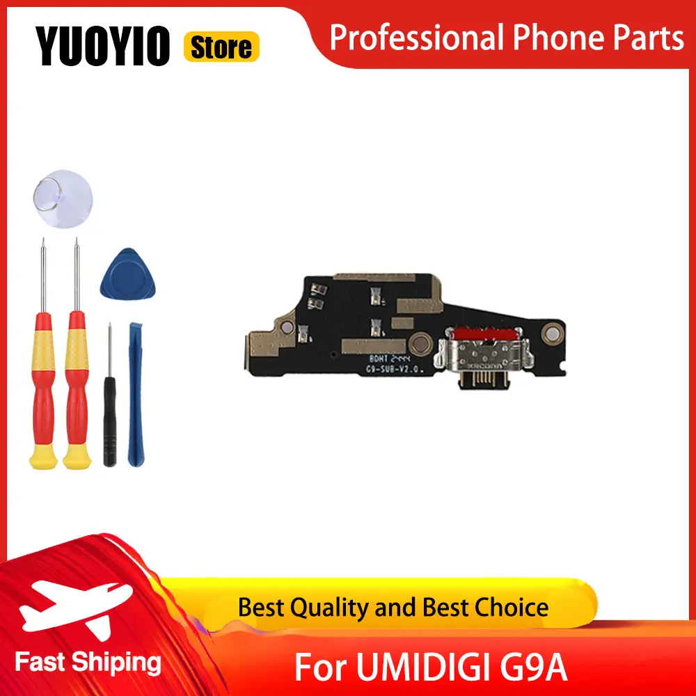 USB Board For UMIDIGI G6 5G G9A G9C G9T G9 5G G100A Flex Cables Charging Module USB Port Perfect Replacement Parts Free Tools