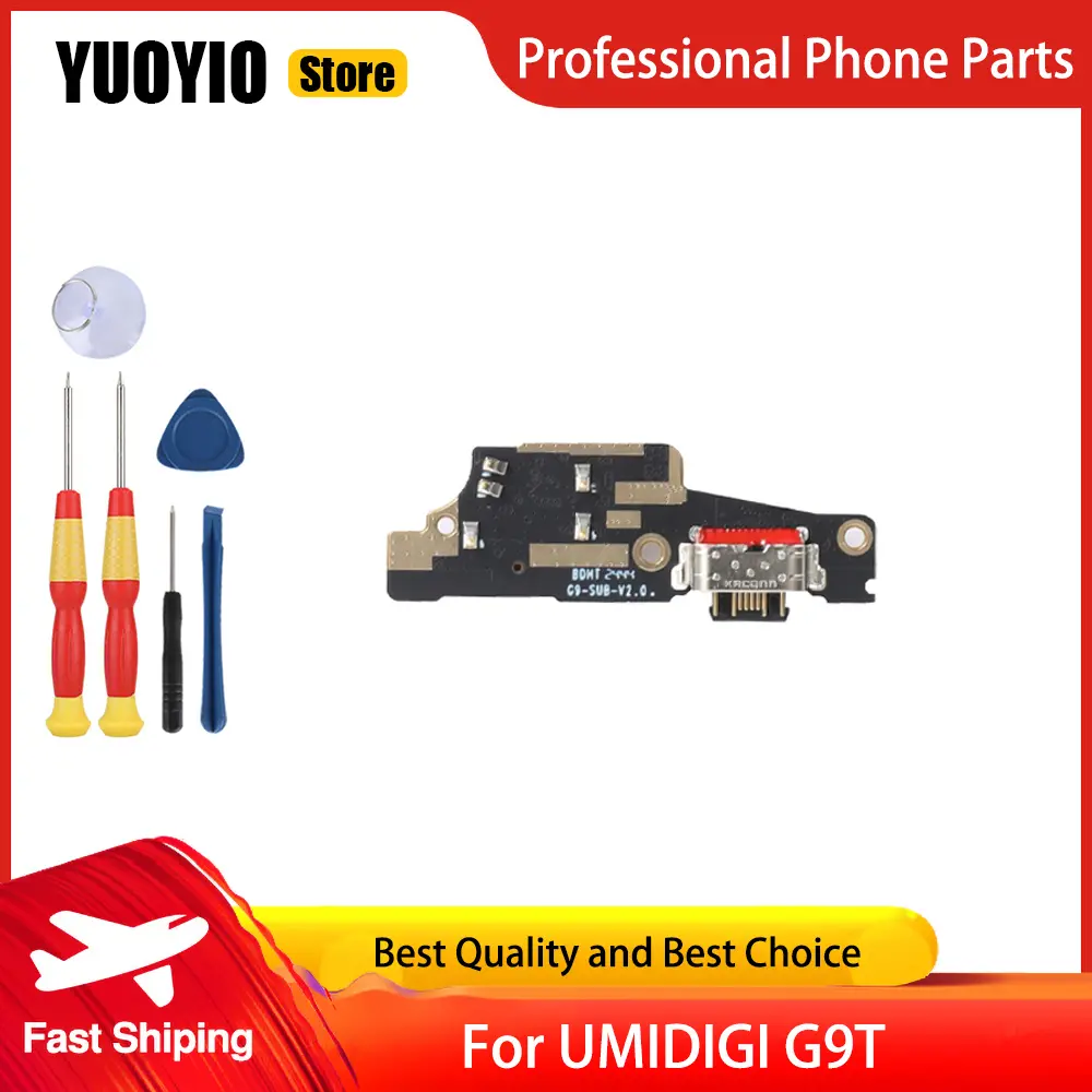 USB Board For UMIDIGI G6 5G G9A G9C G9T G9 5G G100A Flex Cables Charging Module USB Port Perfect Replacement Parts Free Tools